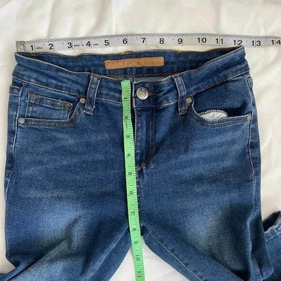 Joe's Jeans Junior Sz 16 Skinny Blue Wash Denim Pants Bottoms - Picture 4 of 8